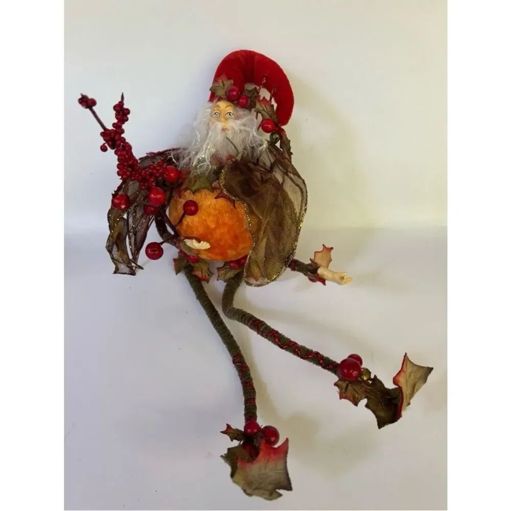 Vintage Mark Roberts Limited Edition Pumpkin Berry Fairy